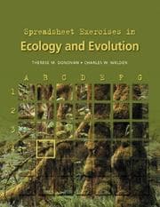 Tapa de Spreadsheet exercises in ecology and evolution