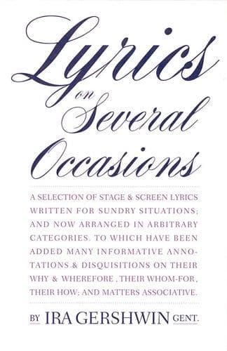 Tapa de Lyrics on Several Occasions