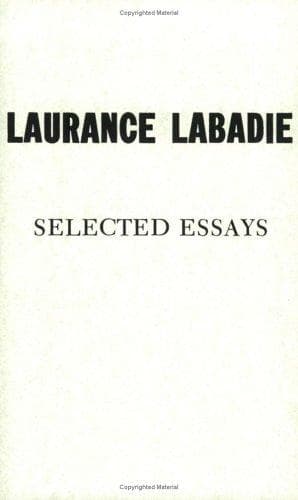 Tapa de Selected essays