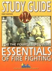 Tapa de Study Guide for Fourth Edition of Essentials of Fire Fighting