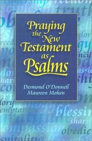 Tapa de Praying the New Testament as Psalms