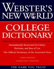 Tapa de Webster's New World college dictionary