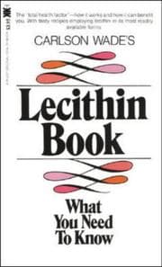 Tapa de Carlson Wade's Lecithin book