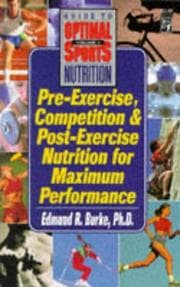 Tapa de Pre-exercise, competition and post-exercise nutrition for maximum performance
