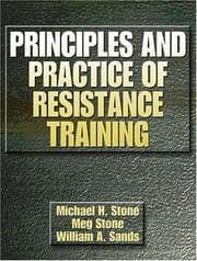 Tapa de Principles and Practice of Resistance Training