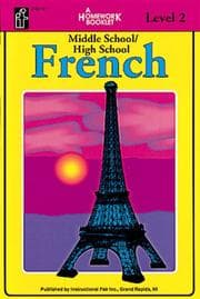 Tapa de French Homework Booklet, Middle School / High School, Level 2