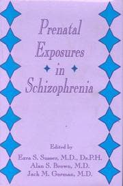 Tapa de Prenatal exposures in schizophrenia