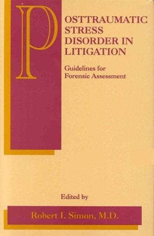 Tapa de Posttraumatic stress disorder in litigation