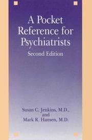 Tapa de A pocket reference for psychiatrists