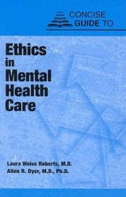 Tapa de Concise guide to ethics in mental health care