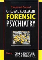 Tapa de Principles and practice of child and adolescent forensic psychiatry