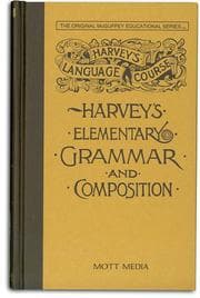 Tapa de Harvey's Elementary Grammar and Composition