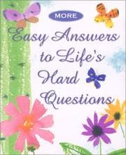 Tapa de More Easy Answers to Life's Hard Questions