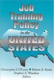 Tapa de Job training policy in the United States