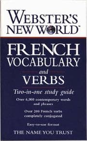 Tapa de Webster's New World French Vocabulary and Verb Guides (Webster's New World)