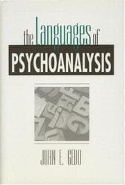 Tapa de The languages of psychoanalysis