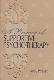 Tapa de A primer of supportive psychotherapy