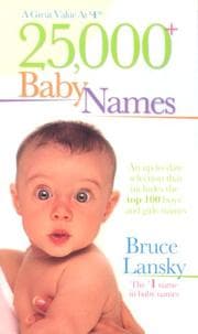 Tapa de 25,000+ baby names