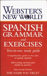 Tapa de Webster's New World Spanish grammar and exercises