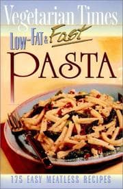 Tapa de Vegetarian times low-fat & fast pasta