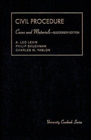 Tapa de Cases and materials on civil procedure