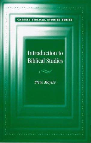 Tapa de Introduction to biblical studies