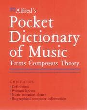 Tapa de Alfred's Pocket Dictionary of Music