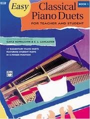 Tapa de Easy Classical Piano Duets for Teacher and Student
