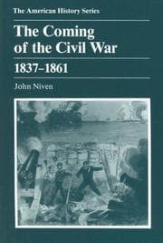 Tapa de The coming of the Civil War, 1837-1861
