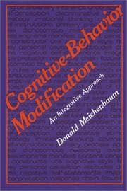Tapa de Cognitive behavior modification