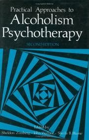 Tapa de Practical approaches to alcoholism psychotherapy