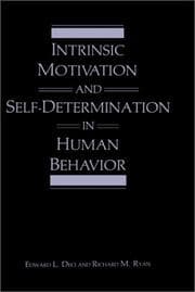Tapa de Intrinsic motivation and self-determination in human behavior