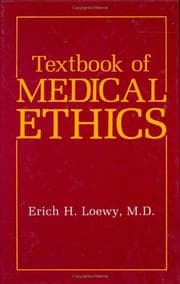 Tapa de Textbook of medical ethics