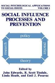 Tapa de Social influence processes and prevention