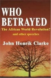 Tapa de Who Betrayed the African World Revolution?