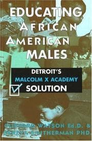 Tapa de Educating African American males