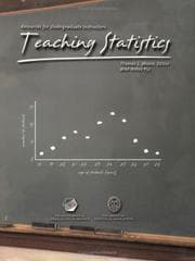 Tapa de Teaching Statistics