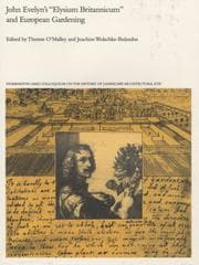 Tapa de John Evelyn's "Elysium Britannicum" and European Gardening