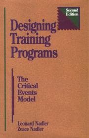 Tapa de Designing training programs