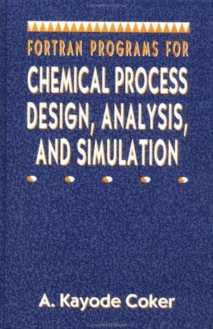 Tapa de Fortran programs for chemical process design, analysis, and simulation