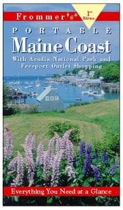 Tapa de Frommer's Portable Maine Coast (1st Ed.)