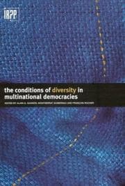 Tapa de The conditions of diversity in multinational democracies
