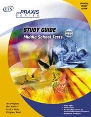 Tapa de Study Guide for the Middle School Tests (Praxis Series)