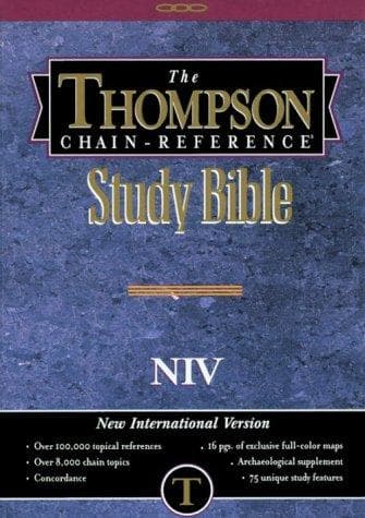 Tapa de Thompson Chain Reference Bible : New International Version