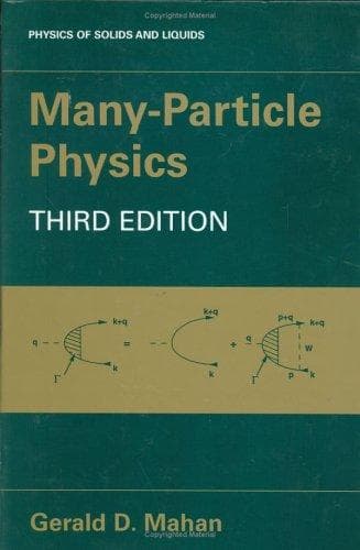 Tapa de Many-particle physics