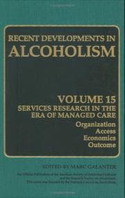 Tapa de Services Research in the Era of Managed Care