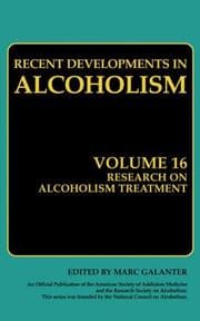 Tapa de Recent Developments in Alcoholism: Volume 16