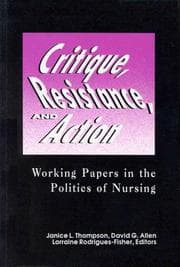 Tapa de Critique, resistance, and action