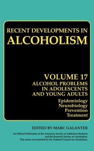 Tapa de Recent Developments in Alcoholism
