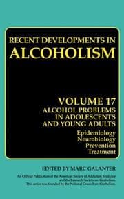 Tapa de Recent Developments in Alcoholism